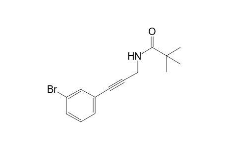 N-(3-(3-bromophenyl)prop-2-ynyl)pivalamide