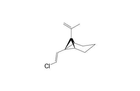 1-[(E)-2-Chloroethenyl]-7-isopropenyltricyclo[4.1.0.0(2,7)]heptane