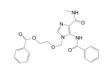 2-[[5-benzamido-4-(methylcarbamoyl)imidazol-1-yl]methoxy]ethyl benzoate