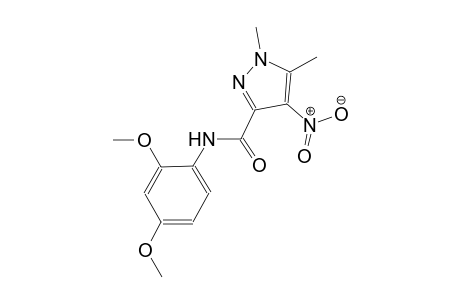 N-(2,4-dimethoxyphenyl)-1,5-dimethyl-4-nitro-1H-pyrazole-3-carboxamide