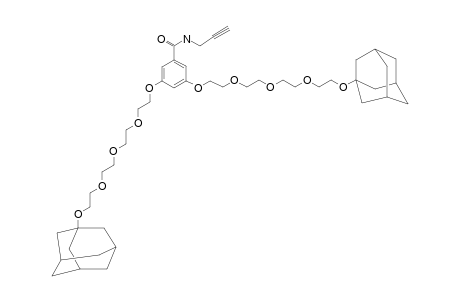 N-(PROP-2-YN-1-YL)-3,5-BIS-[2-[2-[2-[2-(ADAMANTAN-1-YL-OXY)-ETHOXY]-ETHOXY]-ETHOXY]-ETHOXY]-BENZAMIDE