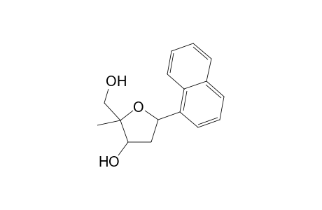 (2R,3R,5R)-2-(Hydroxymethyl)-2-methyl-5-(1'-naphthyl)-tetrahydrofuran-3-ol