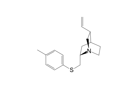 (1R,2S)-2-p-Tolylsulfanylmethyl-5-vinyl-1-azabicyclo[2.2.2]octane