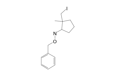 2-(IODOMETHYL)-2-METHYL-N-(PHENYLMETHOXY)-CYCLOPENTAN-AMINE
