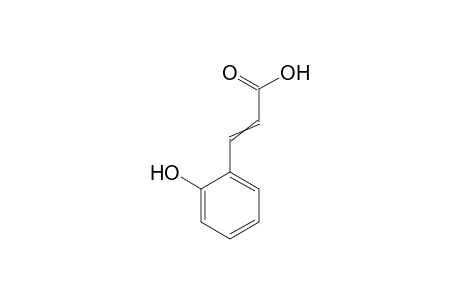 o-Hydroxycinnamic acid, predominantly trans