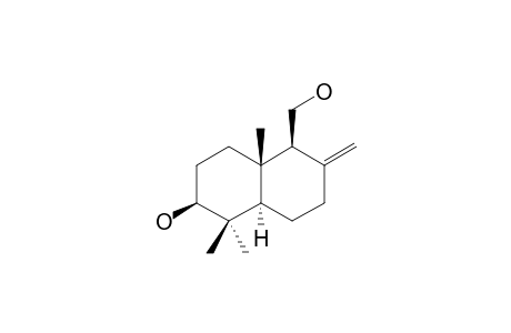 ISODRIMENEDIOL;5-(HYDROXYMETHYL)-1,14A-TRIMETHYL-6-METHYLENEDECAHYDRONAPHTHALEN-2-OL