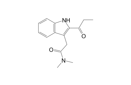 N,N-dimethyl-2-(2-propionyl-1H-indol-3-yl)acetamide