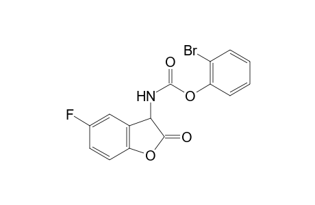 2-Bromophenyl (5-fluoro-2-oxo-2,3-dihydrobenzofuran-3-yl)carbamate