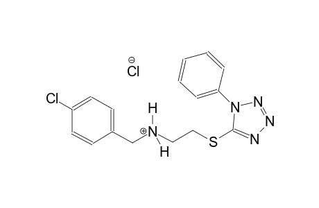 N-(4-chlorobenzyl)-2-[(1-phenyl-1H-tetraazol-5-yl)sulfanyl]ethanaminium chloride