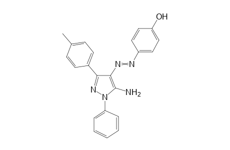5-Amino-4-(p-hydroxyphenylazo)-3-(p-tolyl)-1-phenyl-1H-pyrazole