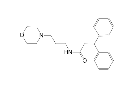N-[3-(4-morpholinyl)propyl]-3,3-diphenylpropanamide