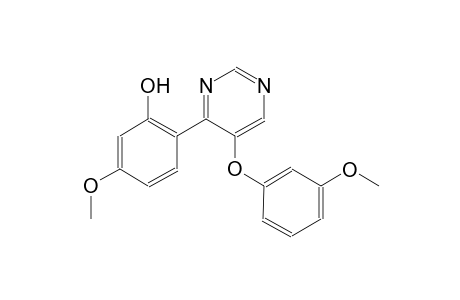phenol, 5-methoxy-2-[5-(3-methoxyphenoxy)-4-pyrimidinyl]-