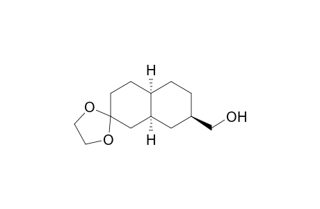 Spiro[1,3-dioxolane-2,2'(1'H)-naphthalene]-7'-methanol, octahydro-, (4'a.alpha.,7'.beta.,8'a.alpha.)-