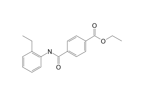 Terephthalic acid, monoamide, N-(2-ethylphenyl)-, ethyl ester