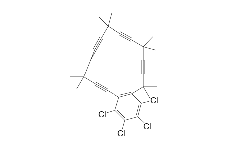 1,1,4,4,7,7,10,10-Octamethyl-13,14-(tetrachlorobutadieno)cyclotetradeca-2,5,8,11-tetrayne