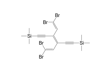 1,1,6,6-Tetrabromo-3,4-bis[(trimethylsilyl)ethynyl]hexa-1,3,5-triene
