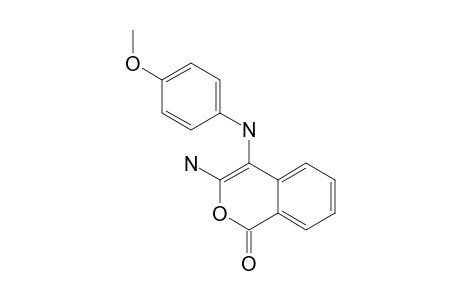 3-AMINO-4-(4-METHOXYPHENYLAMINO)-1H-ISOCHROMEN-1-ONE