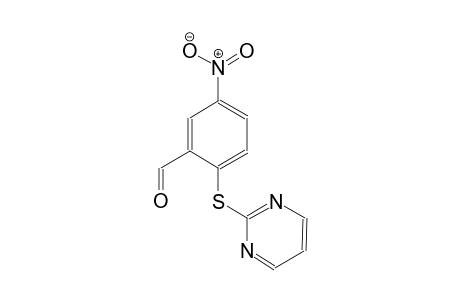 5-nitro-2-(2-pyrimidinylsulfanyl)benzaldehyde