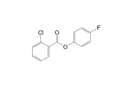 o-chlorobenzoic acid, p-fluorophenyl ester