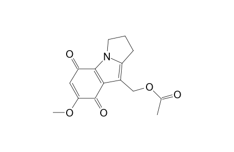 (6-methoxy-5,8-dioxo-2,3-dihydro-1H-pyrrolo[1,2-a]indol-4-yl)methyl acetate