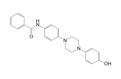 N-{4-[4-(4-hydroxyphenyl)-1-piperazinyl]phenyl}benzamide