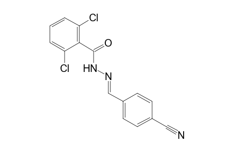 2,6-DICHLOROBENZOIC ACID, (p-CYANOBENZYLIDENE)HYDRAZIDE