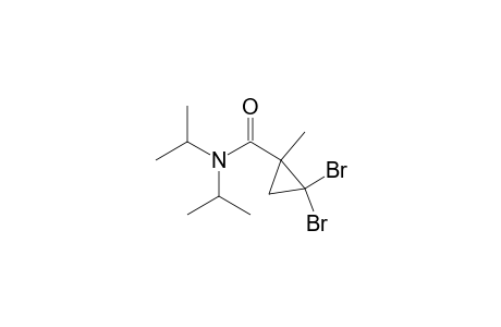 Cyclopropanecarboxamide, 2,2-dibromo-1-methyl-N,N-bis(1-methylethyl)-
