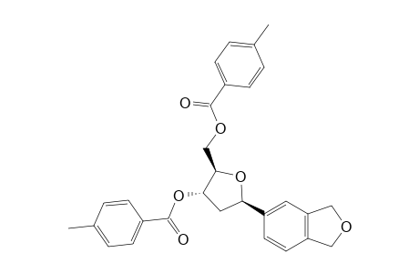1-BETA-(1,3-DIHYDROISOBENZOFURAN-5-YL)-1,2-DIDEOXY-3,5-DI-O-(4-TOLUOYL)-D-RIBOFURANOSIDE