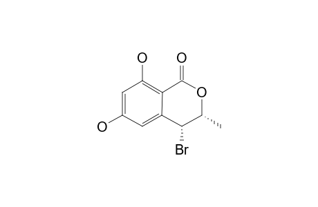 4-BROMO-6,8-DIHYDROXY-3-METHYLISOCHROMAN-1-ONE