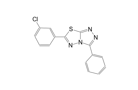 6-(3-chlorophenyl)-3-phenyl[1,2,4]triazolo[3,4-b][1,3,4]thiadiazole