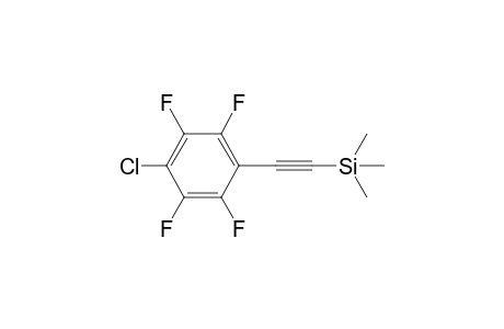 2-(4-chloro-2,3,5,6-tetrafluoro-phenyl)ethynyl-trimethyl-silane