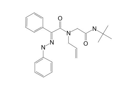 (E)-N-ALLYL-N-[2-(TERT.-BUTYLAMINO)-2-OXOETHYL]-2-PHENYL-2-(2-PHENYLHYDRAZONO)-ACETAMIDE