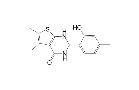 2-(2-hydroxy-4-methylphenyl)-5,6-dimethyl-2,3-dihydrothieno[2,3-d]pyrimidin-4(1H)-one