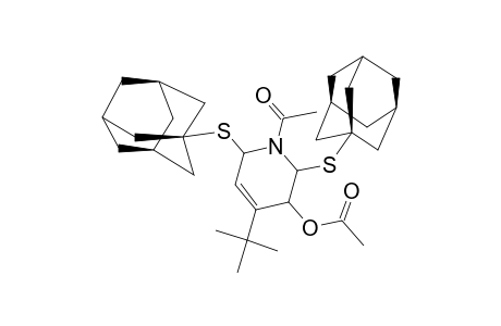 3-ACETOXY-1-ACETYL-2,6-DI-(1-ADAMANTYL-THIO)-4-TERT.-BUTYL-1,2,3,6-TETRAHYDRO-PYRIDINE;(ROTAMER-#2)