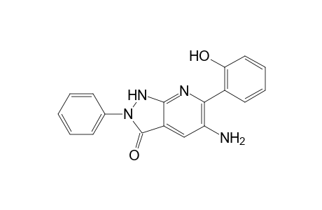 5-Amino-6-(2-hydroxyphenyl)-2-phenyl-1,2-dihydropyrazolo[3,4-b]pyridin-3-one