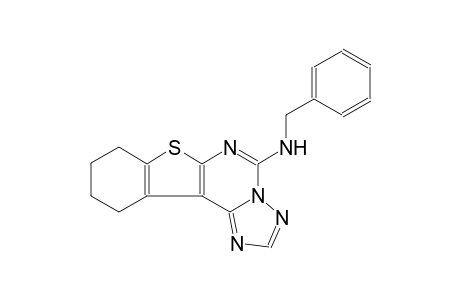 benzo[4,5]thieno[3,2-e][1,2,4]triazolo[1,5-c]pyrimidin-5-amine, 8,9,10,11-tetrahydro-N-(phenylmethyl)-