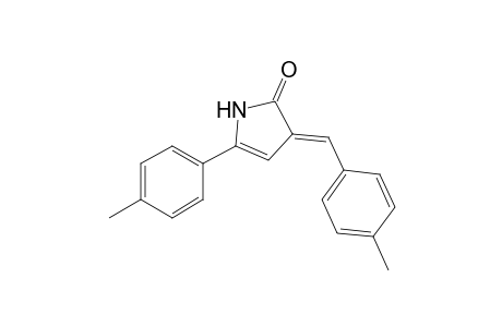 3-(4'-Methylbenzylidene)-1,3-dihydro-5-(p-methylphenyl)-2H-pyrrol-2-one