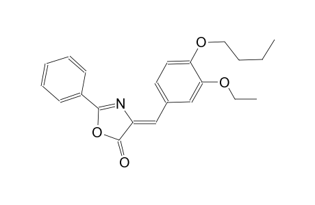 (4Z)-4-(4-butoxy-3-ethoxybenzylidene)-2-phenyl-1,3-oxazol-5(4H)-one