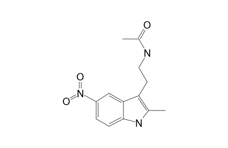 N-[2-(2-Methyl-5-nitro-1H-indol-3-yl)ethyl]acetamide