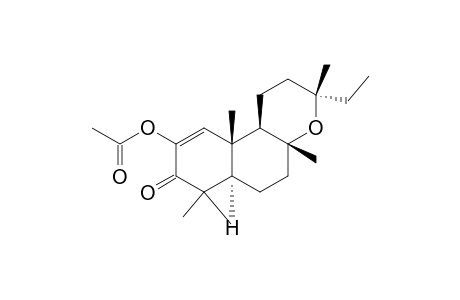 2-Acetoxy-8,13-epoxylabd-1-en-3-one