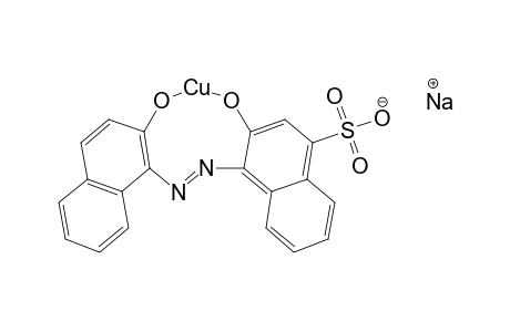 Copper, 1-naphthalenesulfonic acid, 3-hydroxy-4-[(2-hydroxy-1-naphthalenyl)azo]-, monosodium salt