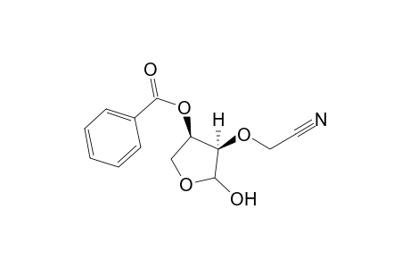 (3R,4R)-2-Hydroxy-4-benzoyloxytetrahydrofuran-3-yloxy)-acetonitrile