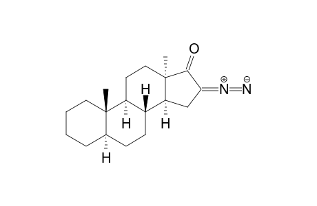 Androstan-17-one, 16-diazo-, (5.alpha.,13.alpha.)-