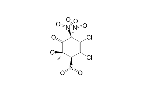 CIS-3,4-DICHLORO-6-HYDROXY-6-METHYL-2,2,5-TRINITRO-CYCLOHEX-3-ENONE