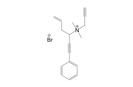 N,N-dimethyl-1-phenyl-N-(2-propynyl)-5-hexen-1-yn-3-aminium bromide