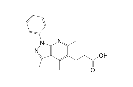 1H-pyrazolo[3,4-b]pyridine-5-propanoic acid, 3,4,6-trimethyl-1-phenyl-