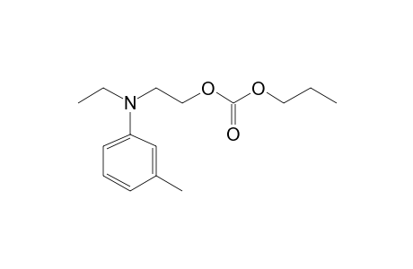 2-(Ethyl(m-tolyl)amino)ethyl propyl carbonate