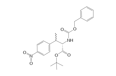 tert-Butyl (2S)-2-(benzyloxycarbonyl)amino-3-(p-nitrophenyl)butanoate