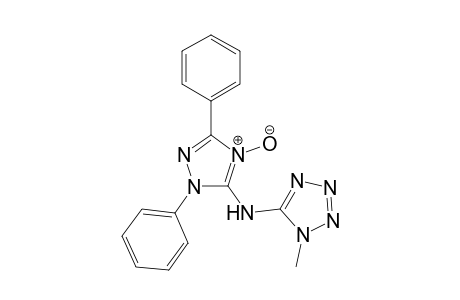 1,3-Diphenyl-4-oxo-5-(1-methyl-5-tetrazolyl)amino-1,2,4-triazole