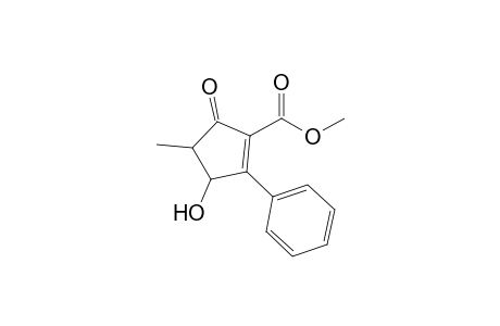 Methyl 3-hydroxy-4-methyl-5-oxo-2-phenylcyclopent-1-ene-1-carboxylate